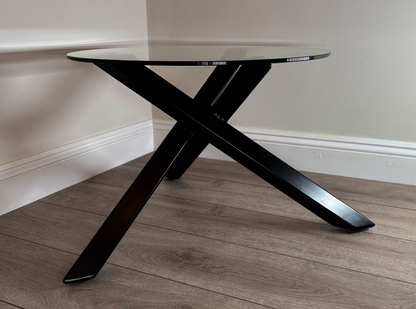 Metal Czech Hedgehog Cross Coffees Table-RH Bespoke Steel