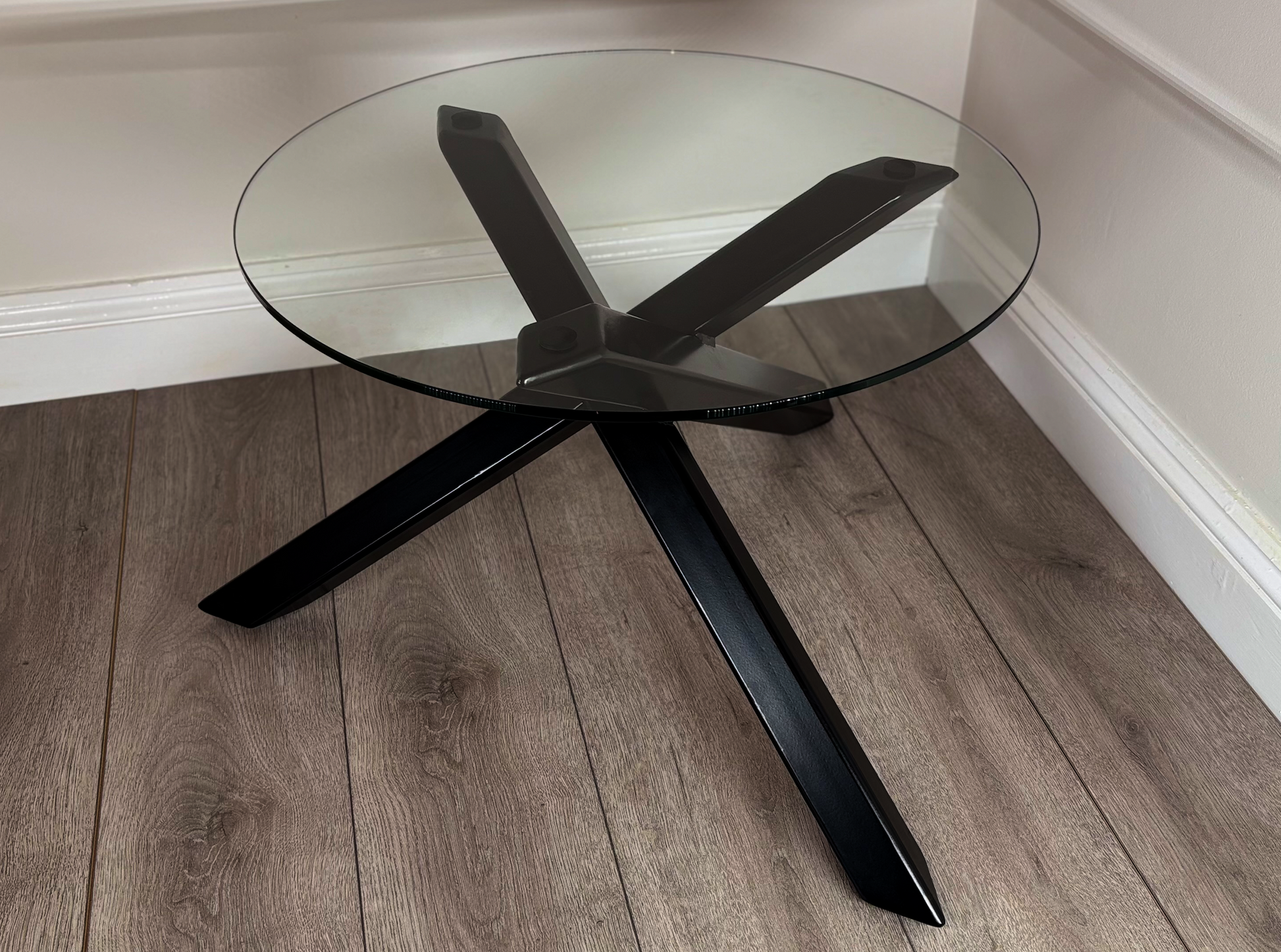 Metal Czech Hedgehog Cross Coffees Table-RH Bespoke Steel