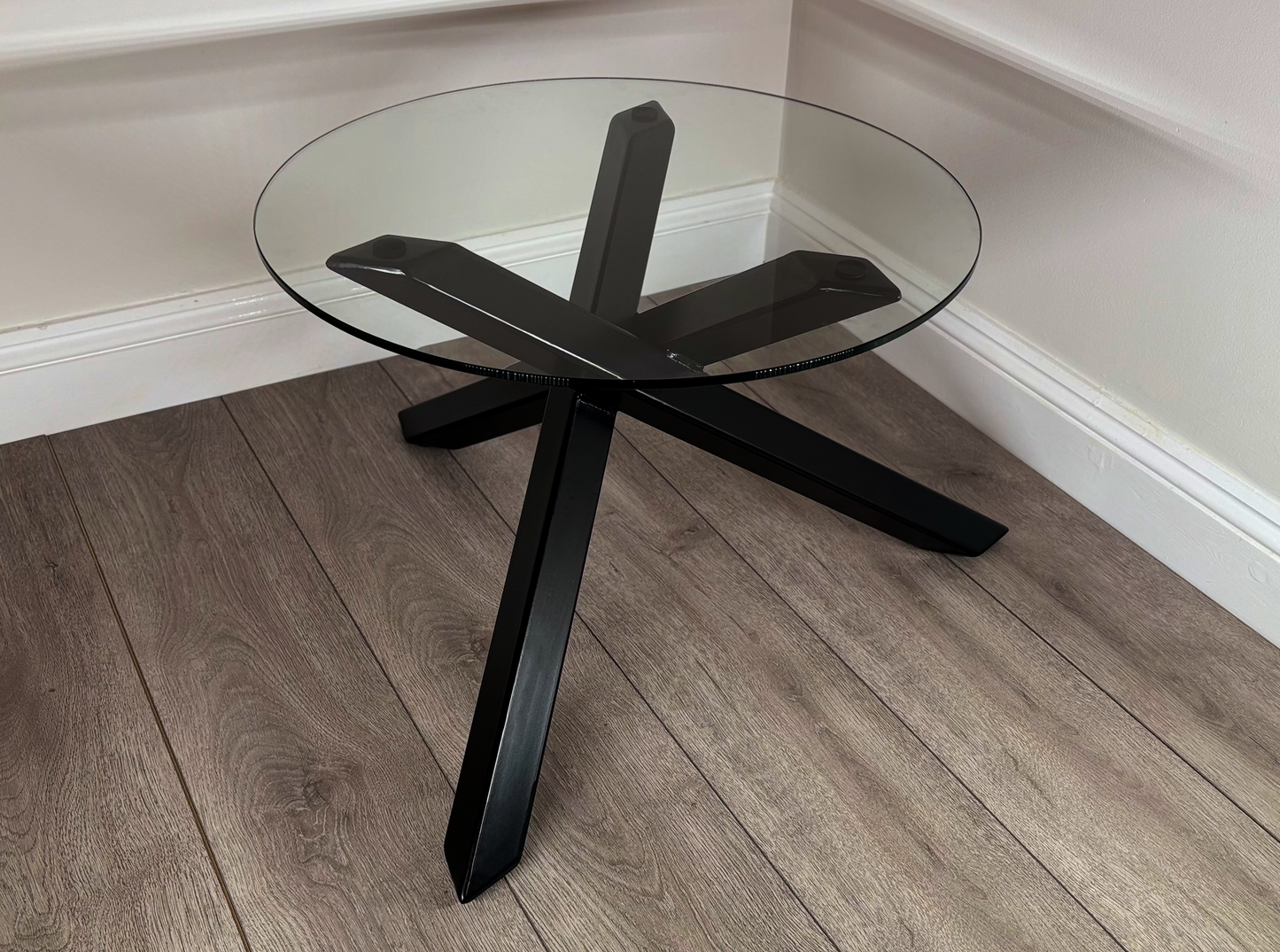 Metal Czech Hedgehog Cross Coffees Table-RH Bespoke Steel