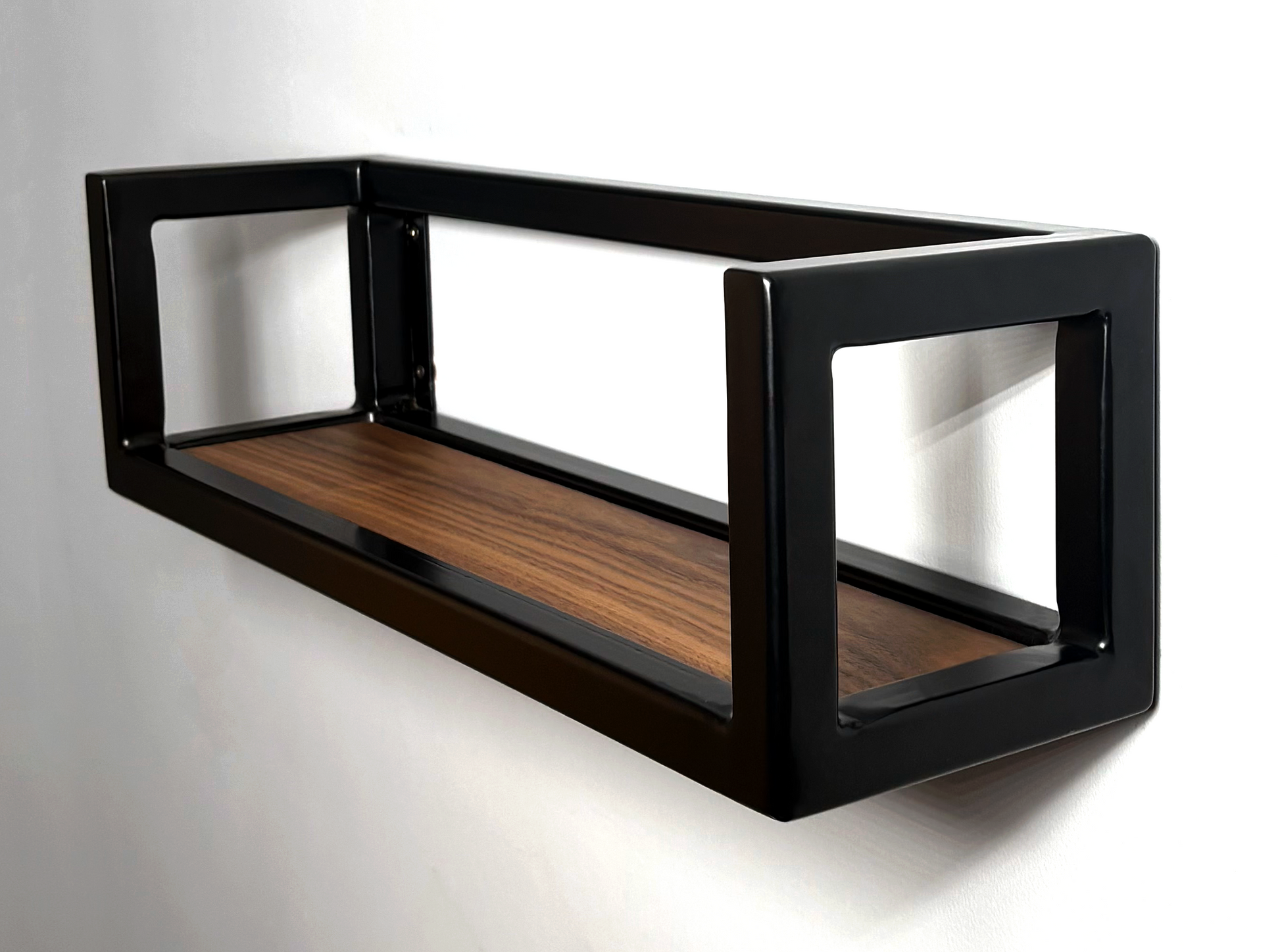 Metal Framed Shelf-RH Bespoke Steel